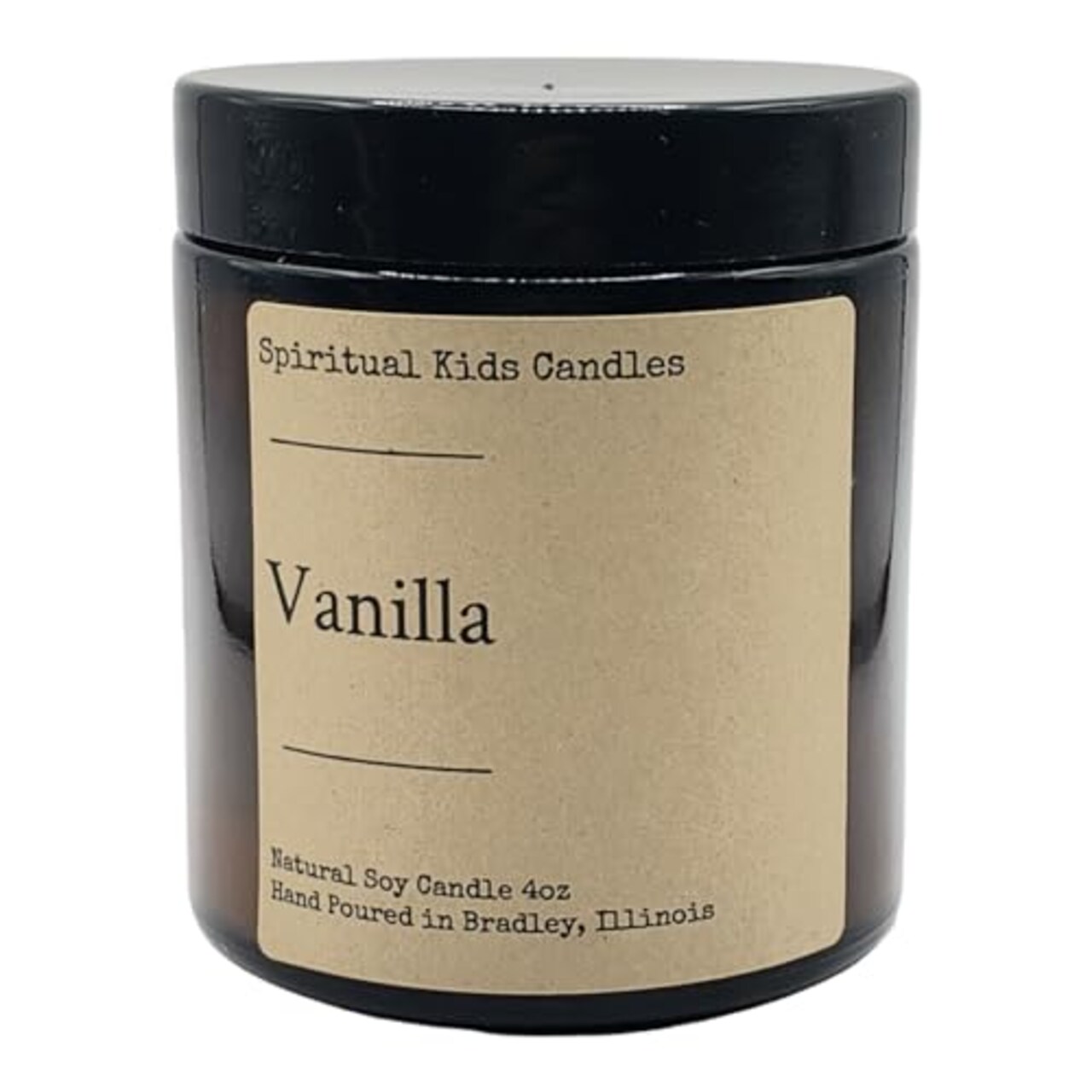 Vanilla Soy Candle 4oz Hand Poured with All Natural Soy wax and Fragrant Oils!